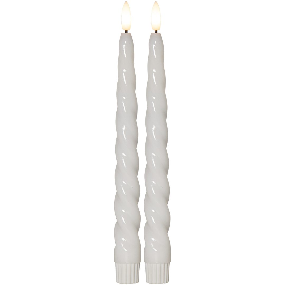 LED Antikljus 2-pack Flamme Shine STAR TRADING