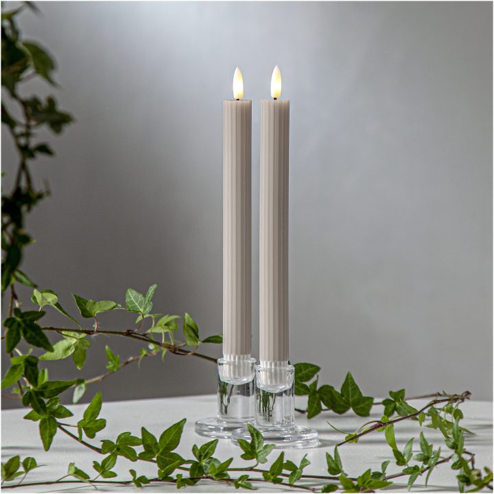 LED Antikljus 2-pack Flamme Stripe STAR TRADING – bild 3