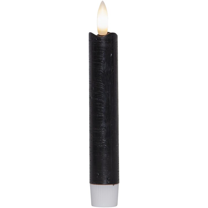 LED Antikljus 2-pack Flamme Svart Star Trading – bild 5