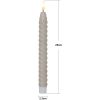 LED Antikljus 2-pack Flamme Swirl Beige Star Trading – miniatyr 13