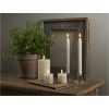 LED Antikljus 2-pack Flamme Swirl Beige Star Trading – miniatyr 2
