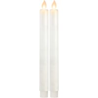 LED Antikljus 2-pack M-Twinkle Vit Star Trading