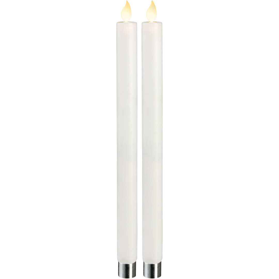 LED Antikljus 2-pack M-Twinkle Vit Star Trading – bild 4