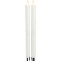 LED Antikljus 2-pack M-Twinkle Vit Star Trading