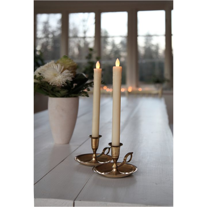LED Antikljus 2-pack Presse Champagne Star Trading – bild 2