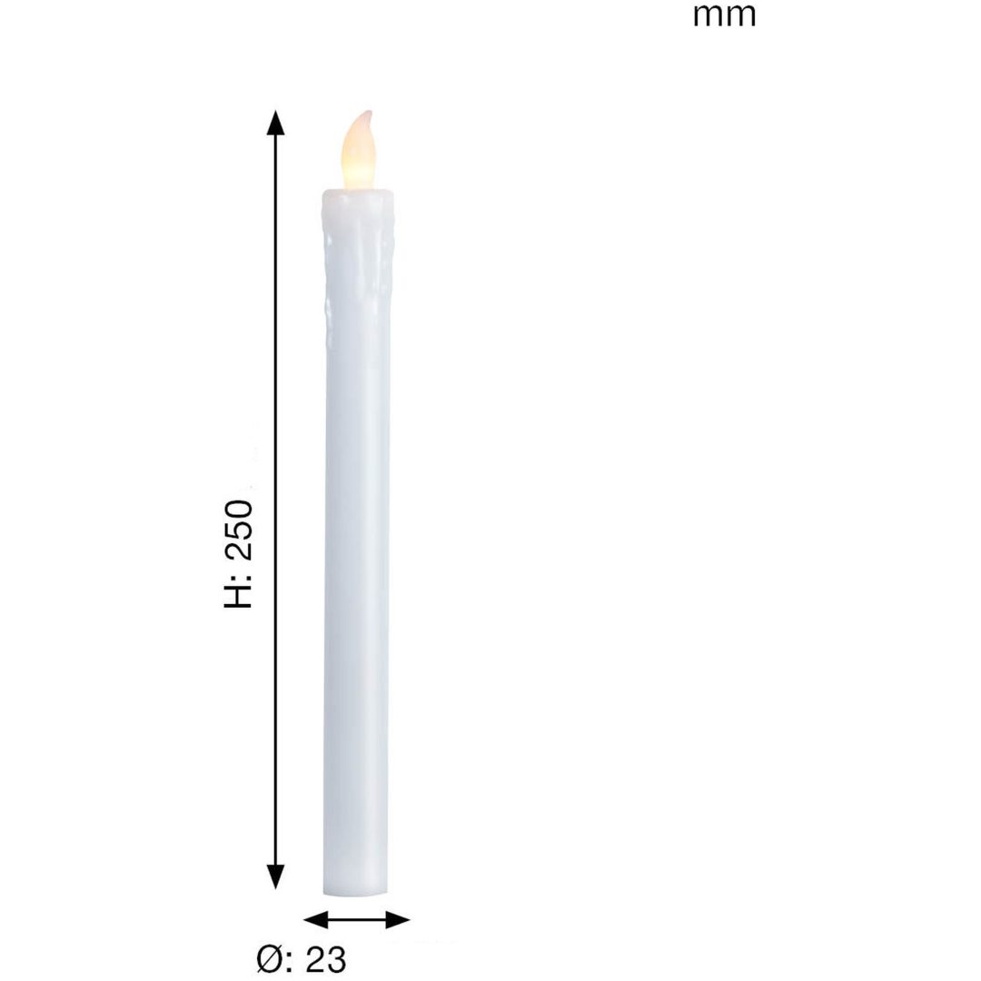LED Antikljus 2-pack Presse Vit Star Trading – bild 8