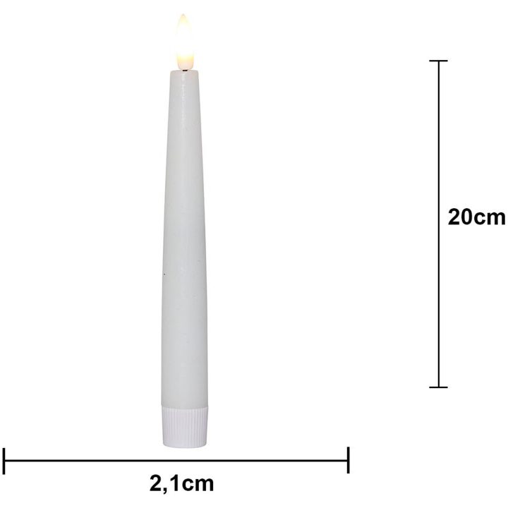 LED Antikljus 4-pack Flamme Vit Star Trading – bild 11