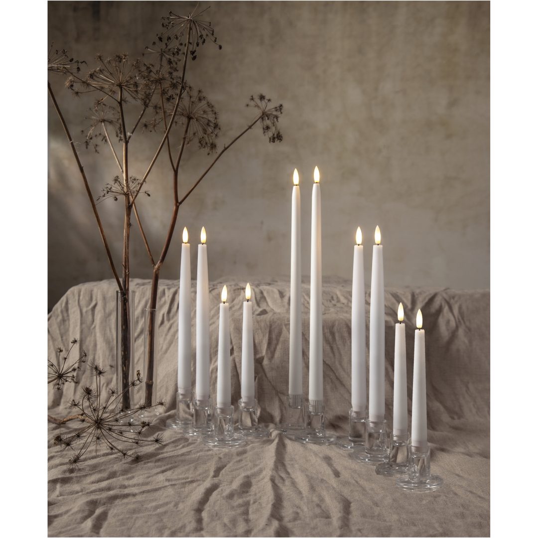 LED Antikljus 4-pack Flamme Vit Star Trading – bild 8