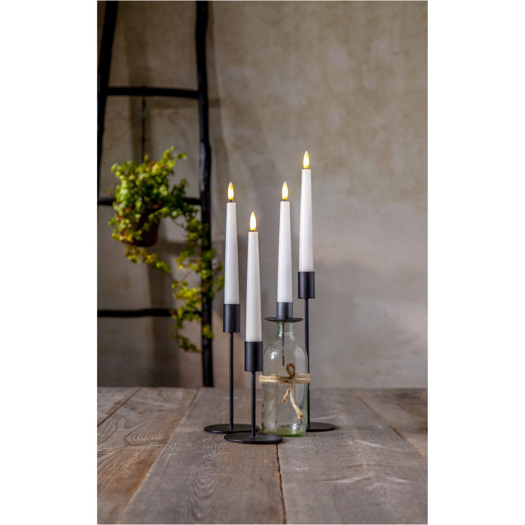 LED Antikljus 4-pack Flamme Vit Star Trading – bild 9