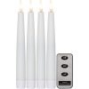 LED Antikljus 4-pack Flamme Vit Star Trading – miniatyr 1