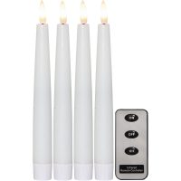 LED Antikljus 4-pack Flamme Vit Star Trading