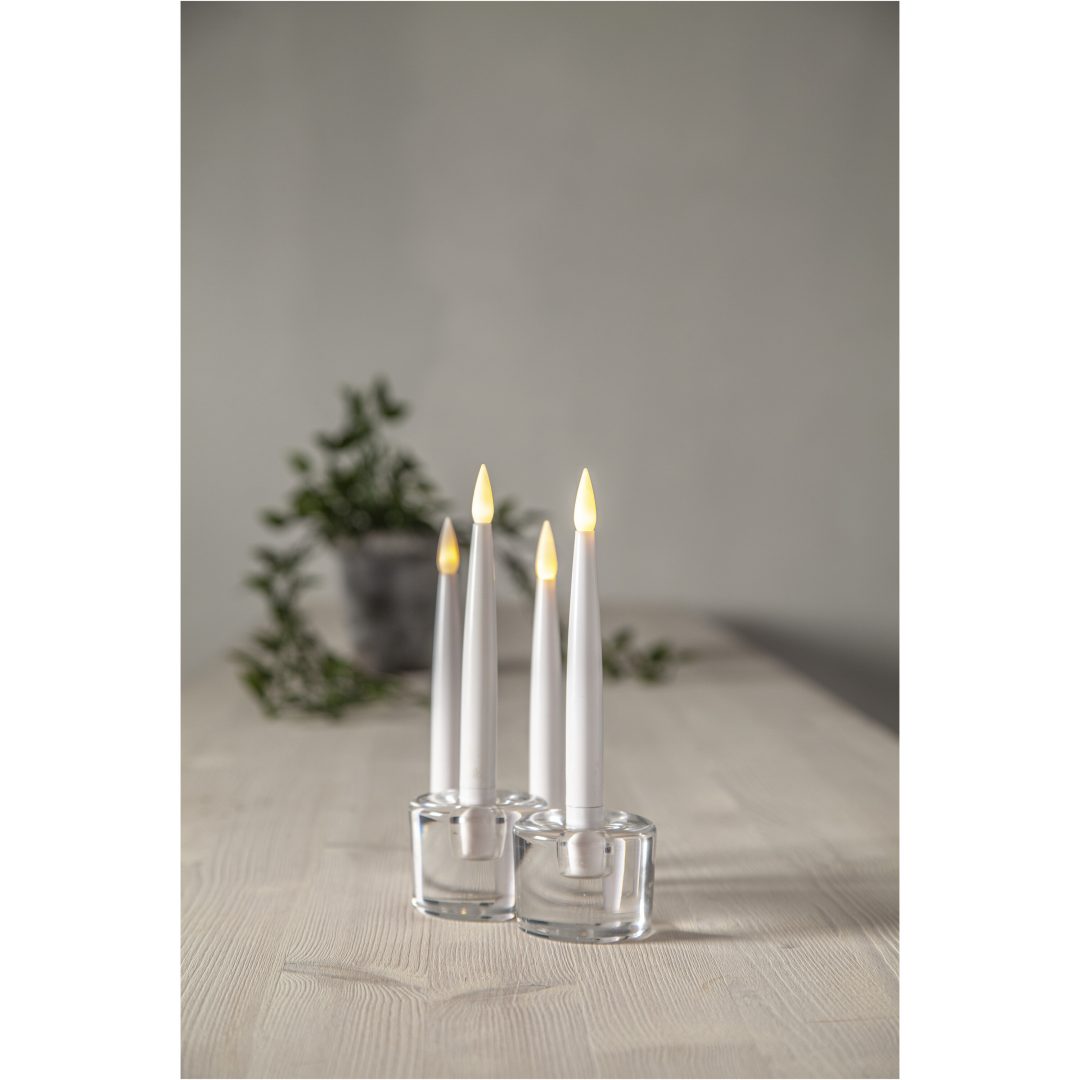 LED Antikljus 4-pack Paulina Vit Star Trading – bild 8