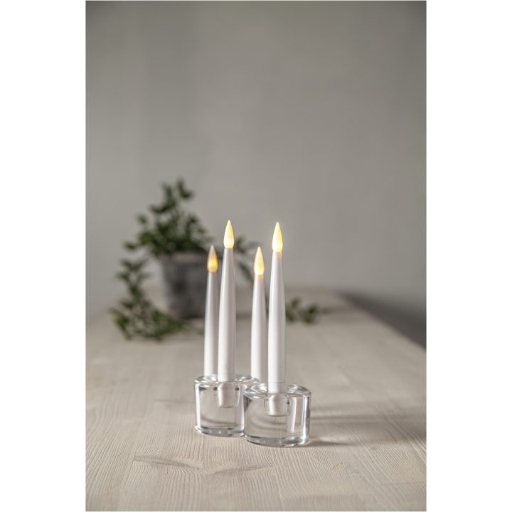LED Antikljus 4-pack Paulina Vit Star Trading – bild 8