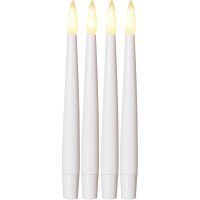 LED Antikljus 4-pack Paulina Vit Star Trading