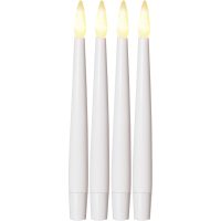 LED Antikljus 4-pack Paulina Vit Star Trading