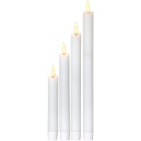 LED-antikljus Flamme Rustic Vit Star Trading