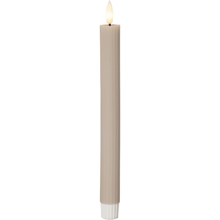 LED-antikljus Flamme Stripe Beige Star Trading – bild 3