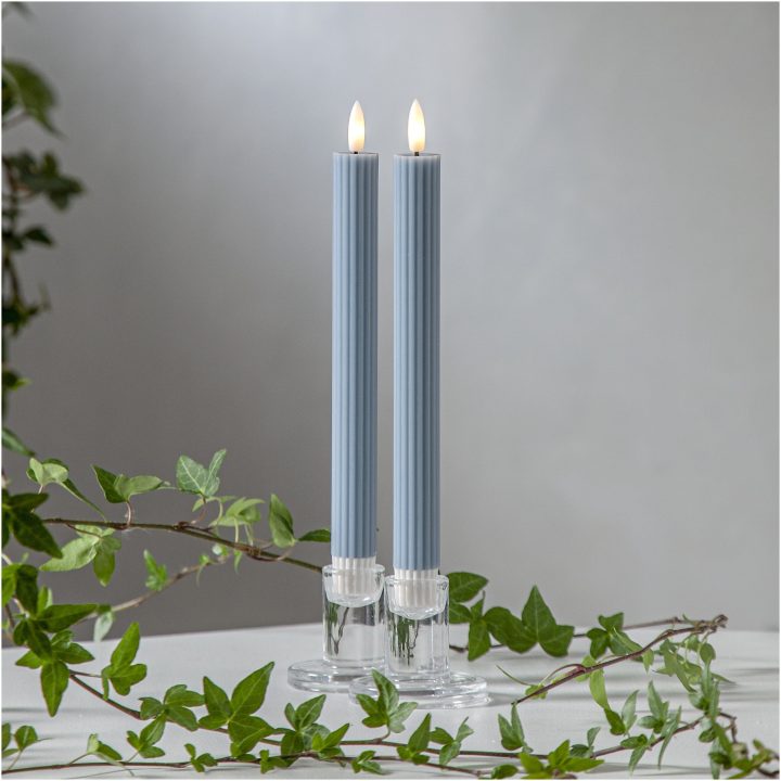 LED-antikljus Flamme Stripe Blå Star Trading – bild 2
