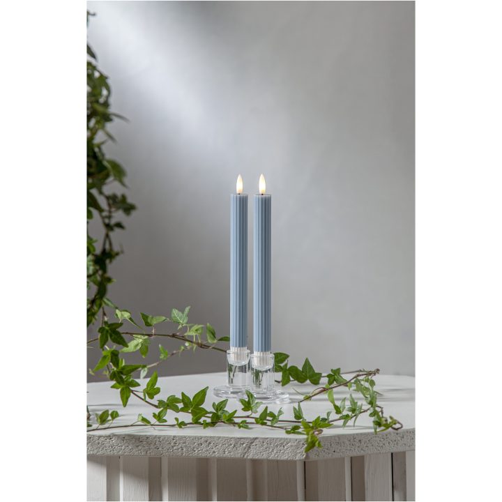 LED-antikljus Flamme Stripe Blå Star Trading – bild 4