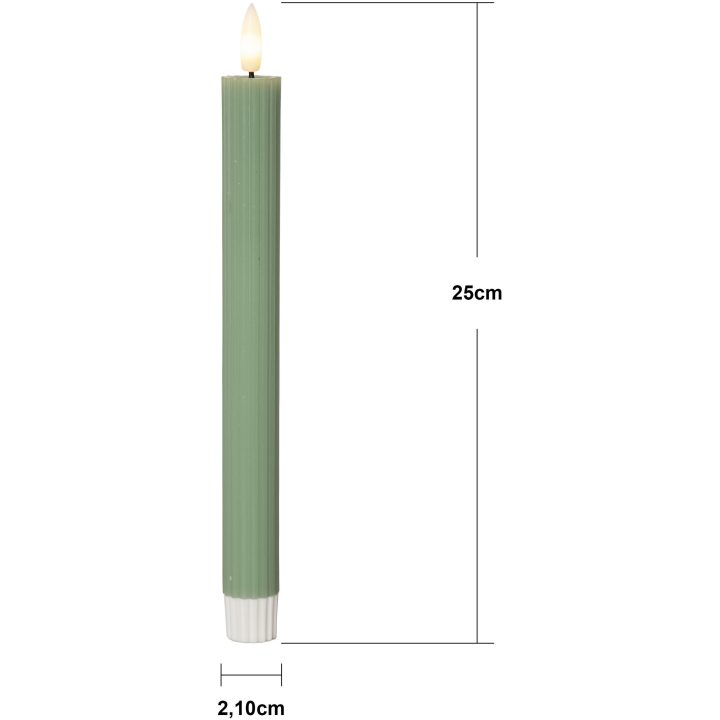 LED-antikljus Flamme Stripe Grön Star Trading – bild 11