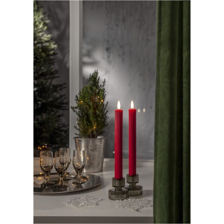 LED-antikljus Flamme Stripe Röd Star Trading – bild 5