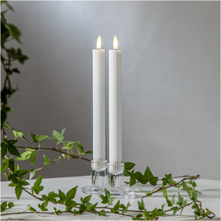 LED-antikljus Flamme Stripe Vit Star Trading – bild 2