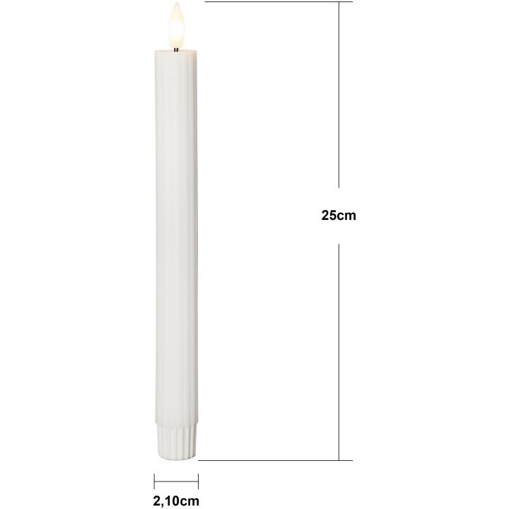 LED-antikljus Flamme Stripe Vit Star Trading – bild 17