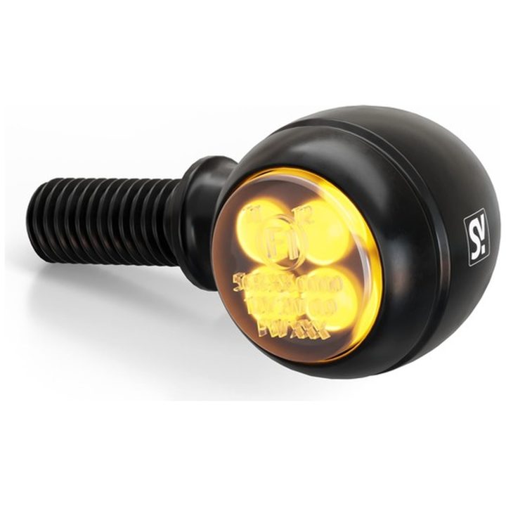 LED-Blinkers Circula-S Svart/Rökt HIGHSIDER – bild 2