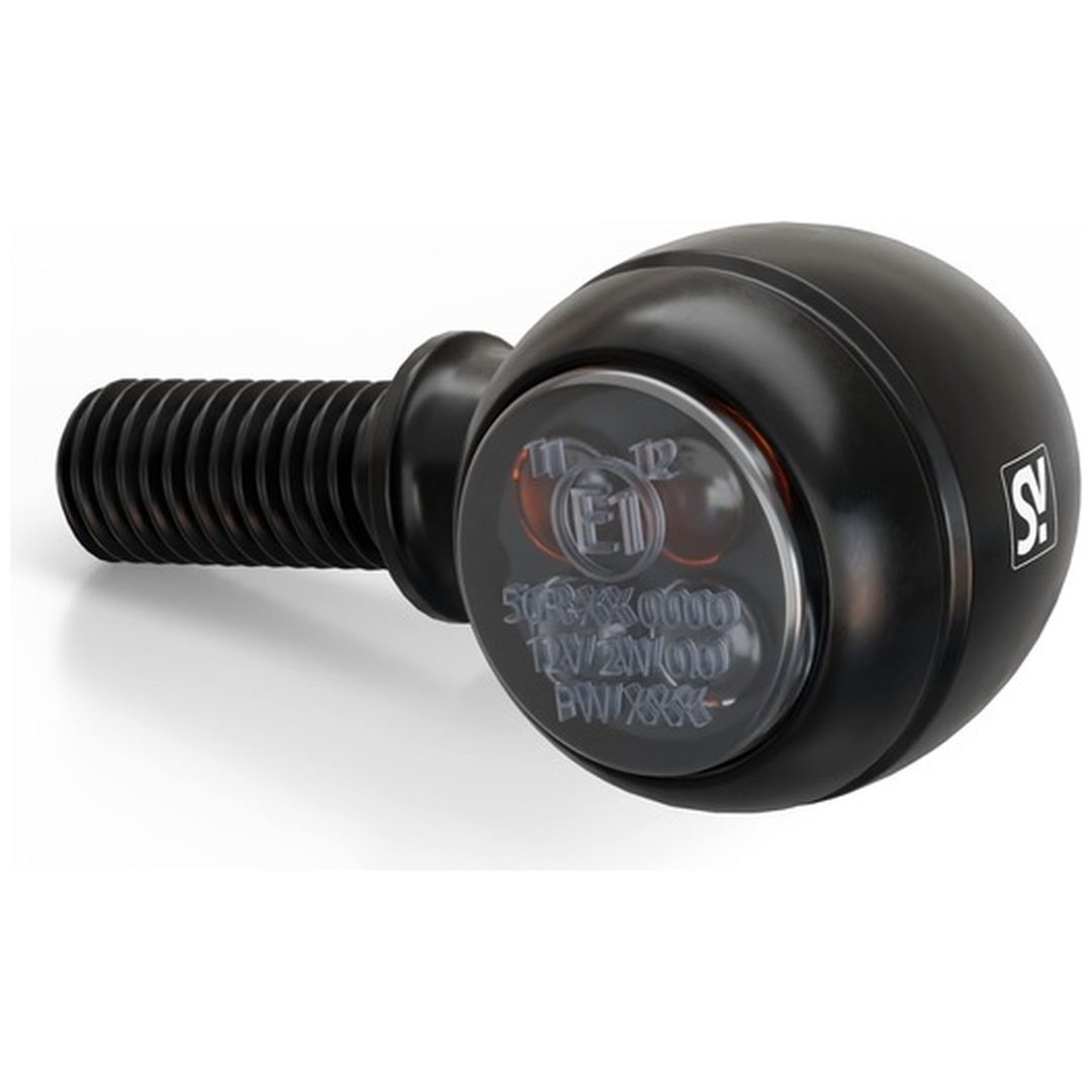 LED-Blinkers Circula-S Svart/Rökt HIGHSIDER
