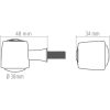 Led-blinkers Enterprise Cnc Guld HIGHSIDER – miniatyr 3