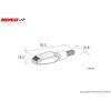 Led Blinkers Gw-01 Enhet - Svart KOSO Svart – miniatyr 3