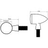 Led-blinkers Micro-bullet Krom HIGHSIDER – miniatyr 3