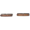 Led-blinkers Stripe Infälld Svart HIGHSIDER – miniatyr 4
