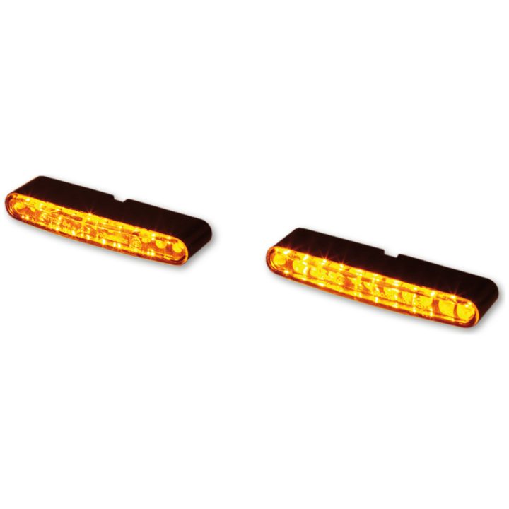 Led-blinkers Stripe Infälld Svart HIGHSIDER – bild 3