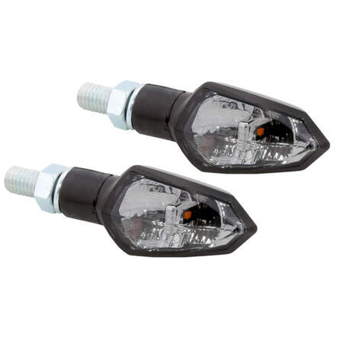 LED-Blinkershus Shield-TS Svart/Rökt HIGHSIDER