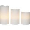 LED Blockljus 3-pack May Vit Star Trading – miniatyr 4