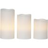 LED Blockljus 3-pack May Vit Star Trading – miniatyr 2