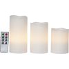 LED Blockljus 3-pack May Vit Star Trading – miniatyr 1