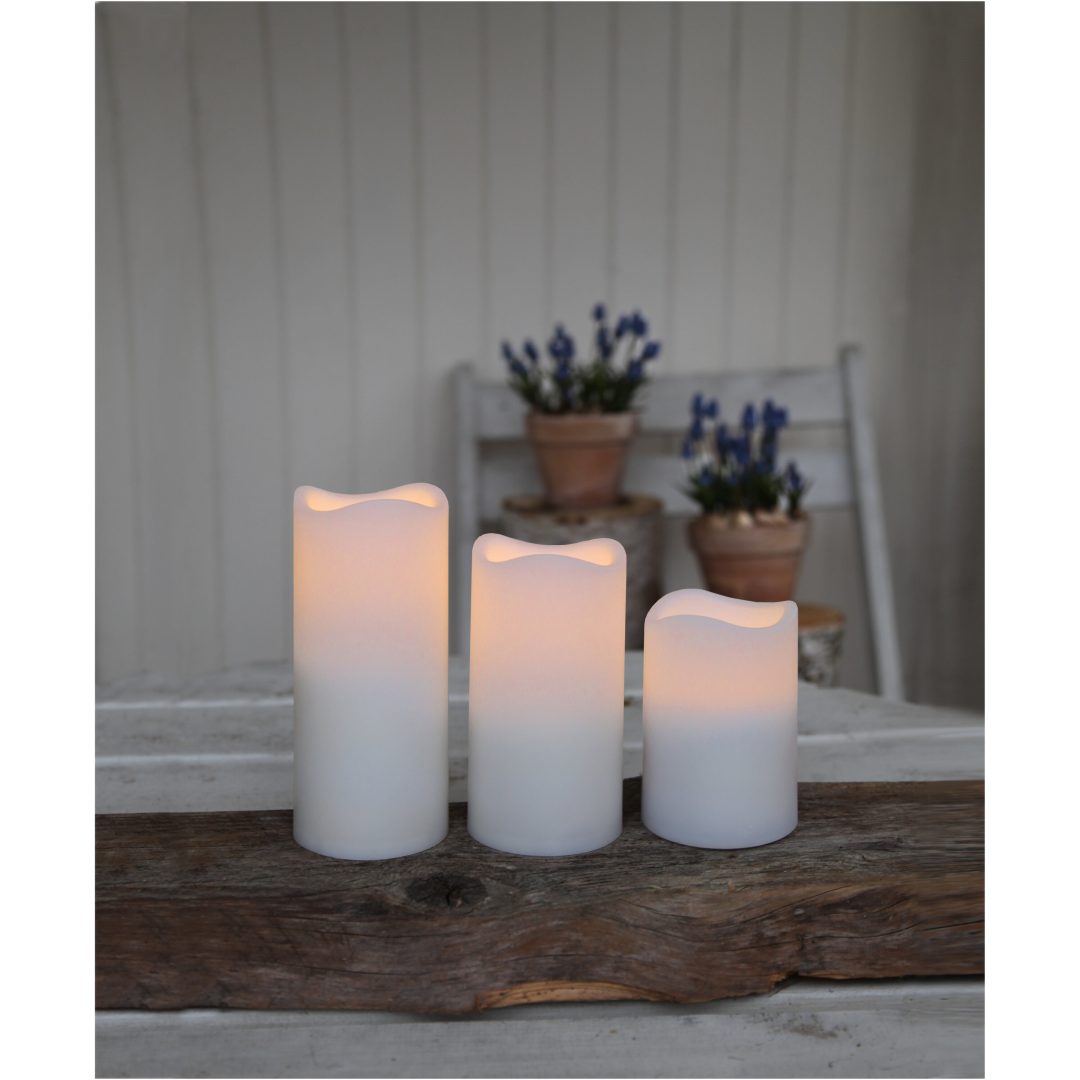 LED Blockljus 3-pack Paul Vit Star Trading – bild 5