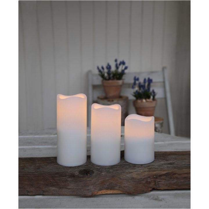 LED Blockljus 3-pack Paul Vit Star Trading – bild 5