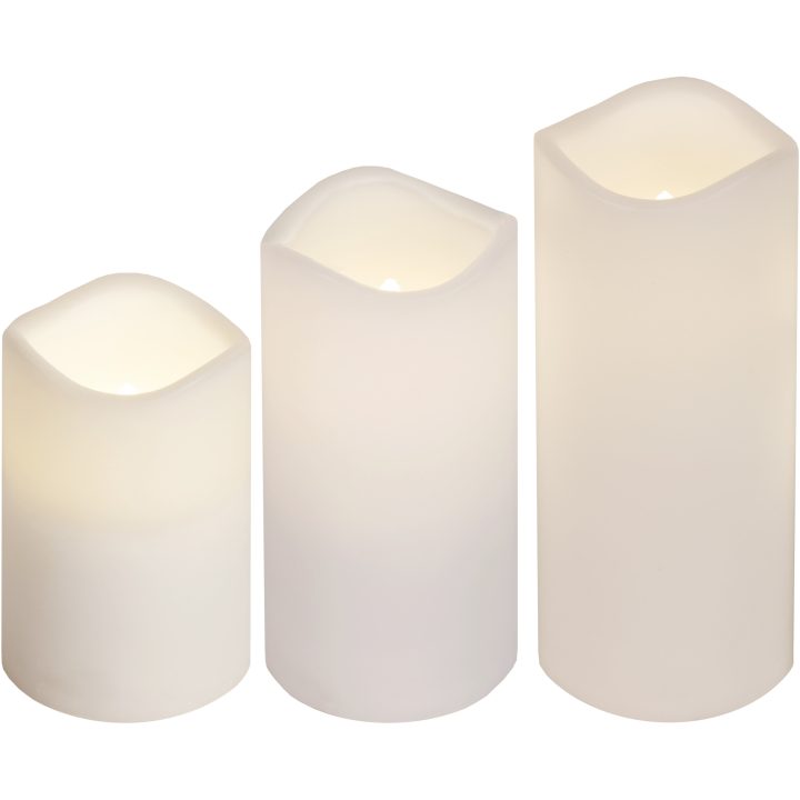 LED Blockljus 3-pack Paul Vit Star Trading – bild 3