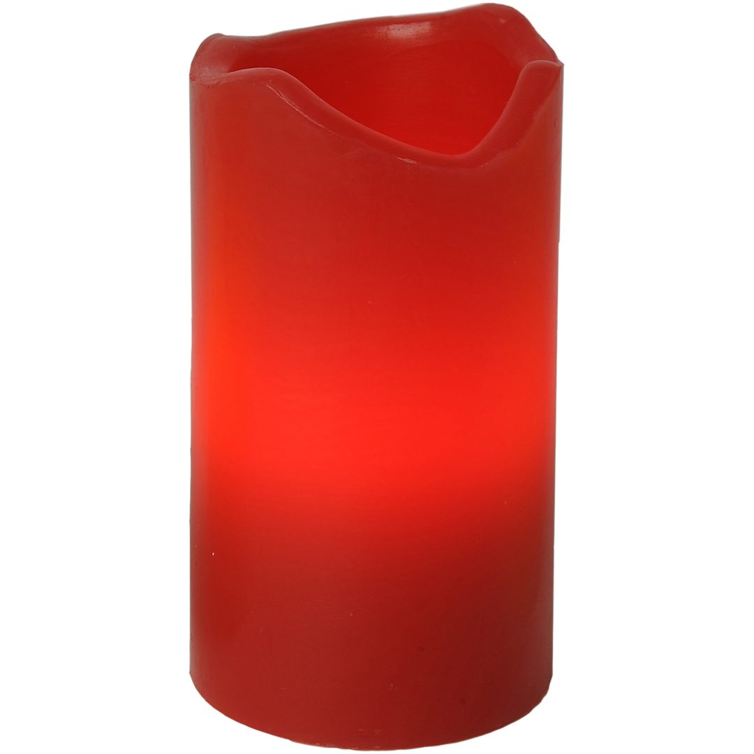 LED Blockljus 4-pack Advent Röd Star Trading – bild 7