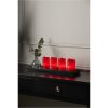 LED Blockljus 4-pack Advent Röd Star Trading – miniatyr 5