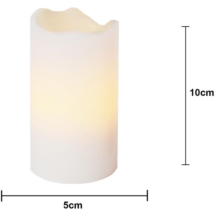 LED Blockljus 4-pack Advent Vit Star Trading – bild 16