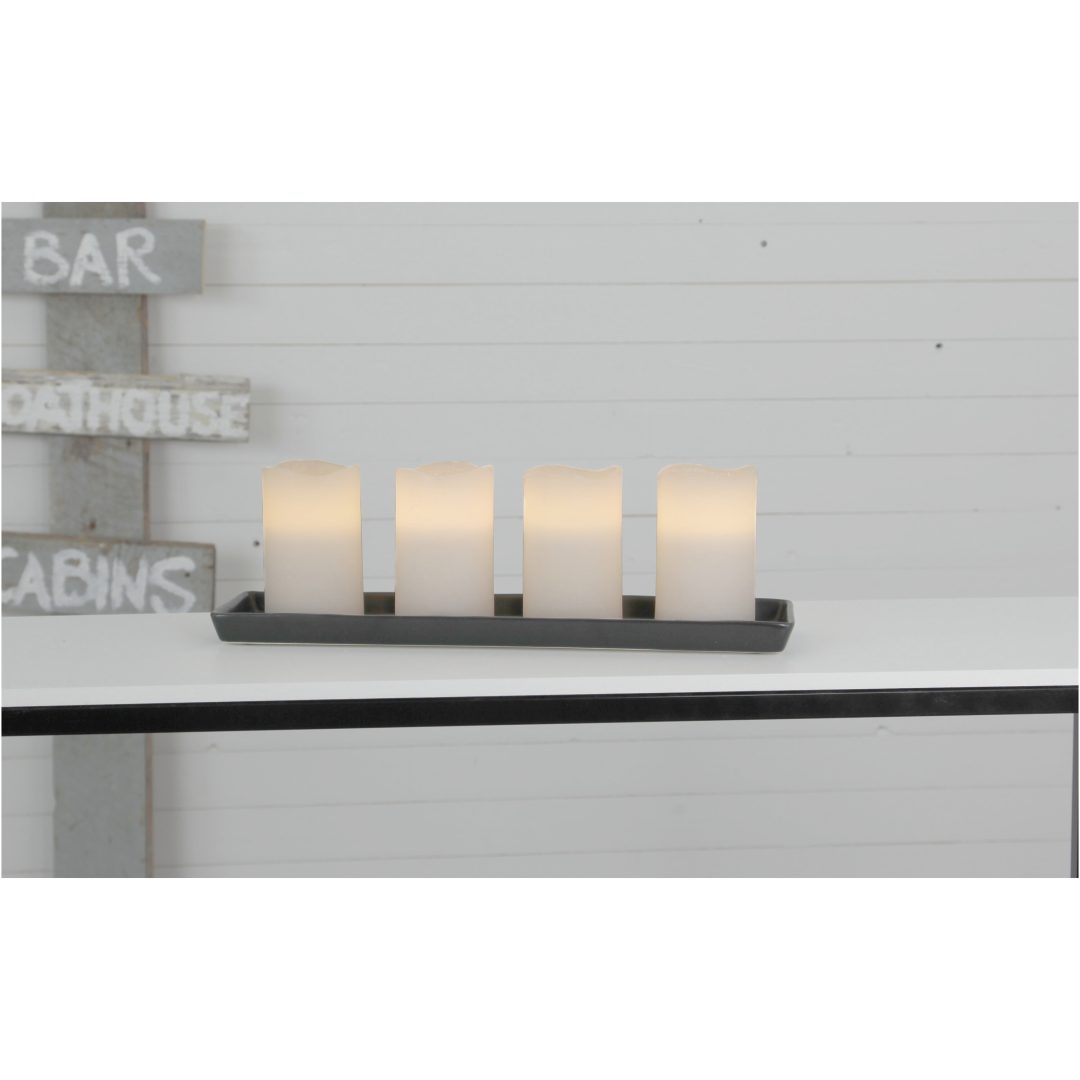LED Blockljus 4-pack May Vit Star Trading – bild 5