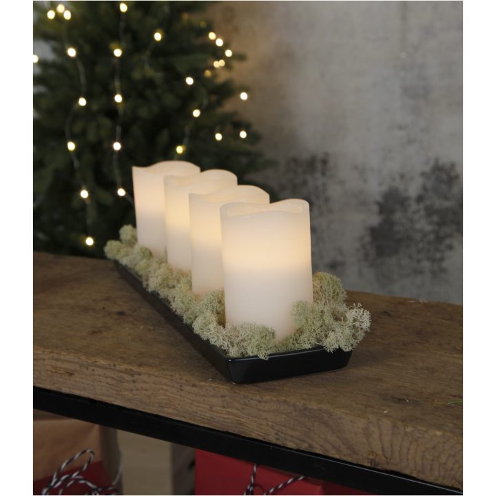 LED Blockljus 4-pack May Vit Star Trading – bild 3
