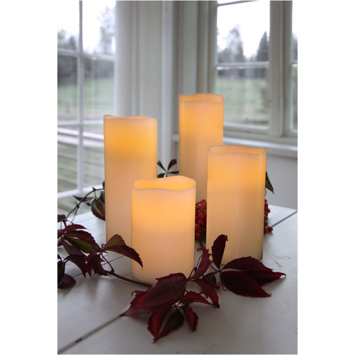 LED Blockljus Big Elfenben Star Trading – bild 2