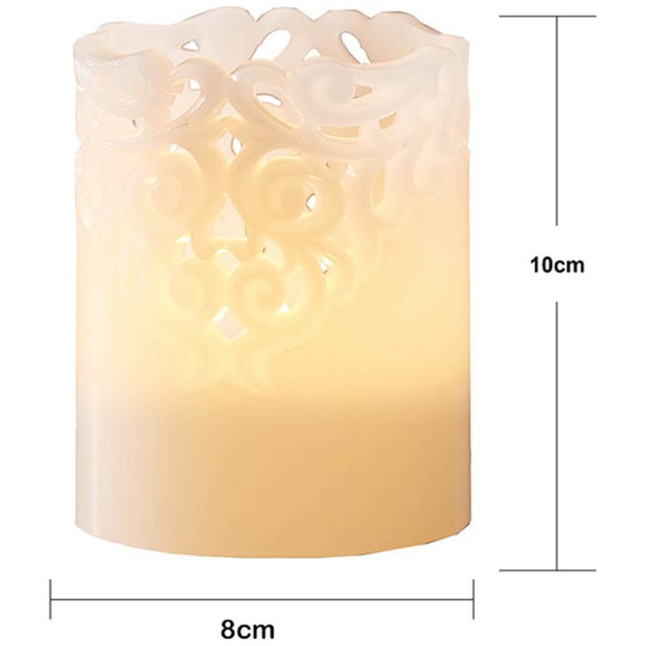 LED Blockljus Clary Vit Star Trading – bild 5
