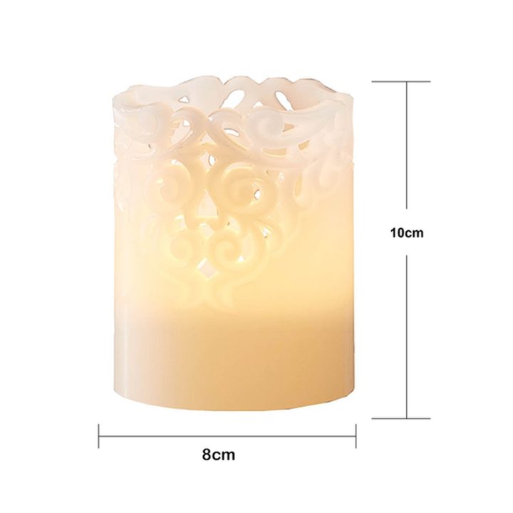 LED Blockljus Clary Vit Star Trading – bild 6
