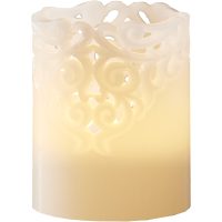 LED Blockljus Clary Vit Star Trading